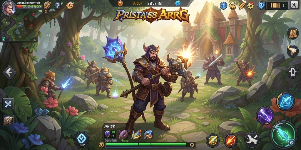 Gameplay mendebarkan ARISTA88 dengan aksi petualangan yang menantang.