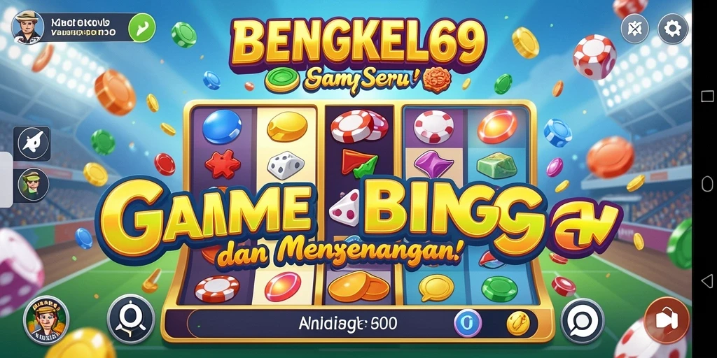 Tampilan gameplay BENGKEL69 yang menarik dan penuh warna.