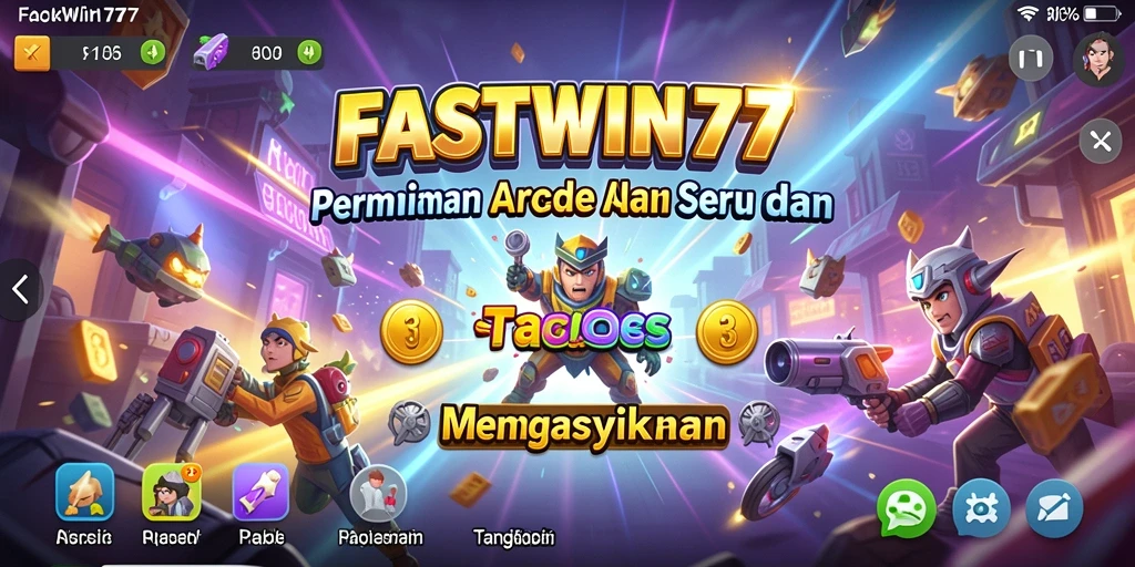 Tampilan gameplay penuh aksi dari FASTWIN77 yang menegangkan.