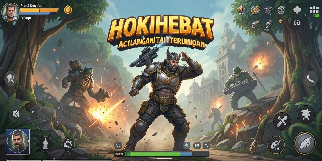 Gambaran aksi mendebarkan di HOKIHEBAT dengan grafis luar biasa.
