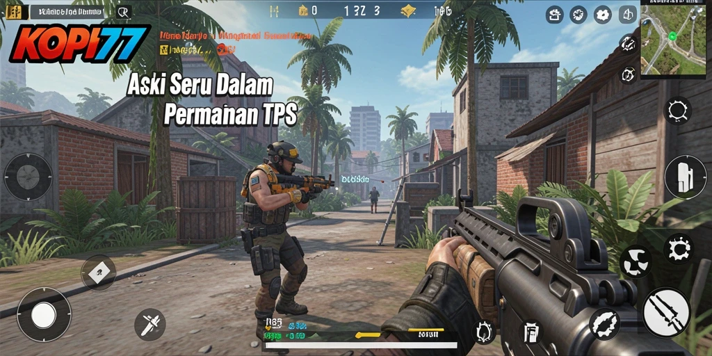 Gameplay seru KOPI77 dengan aksi menegangkan di medan perang.