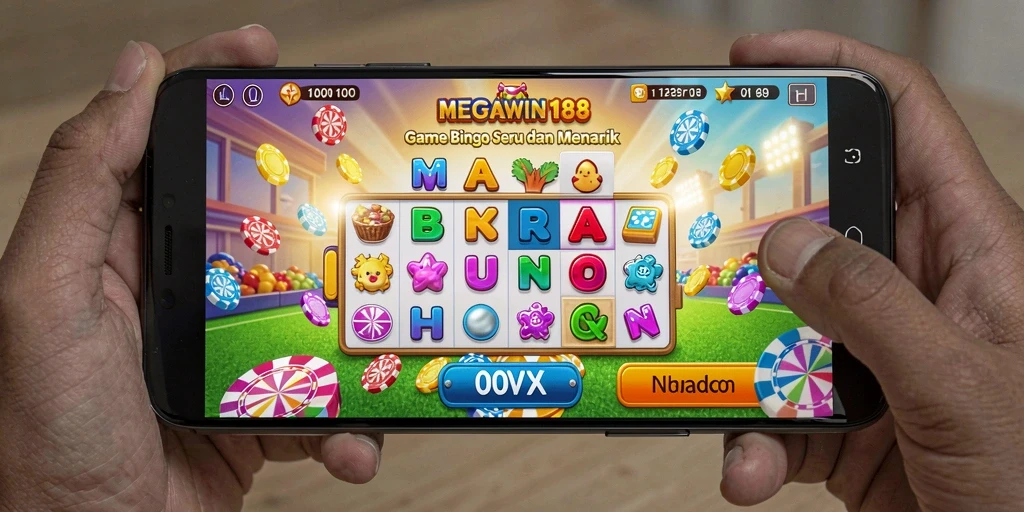 Tampilan screenshot gameplay Bingo yang menarik di MEGAWIN188.