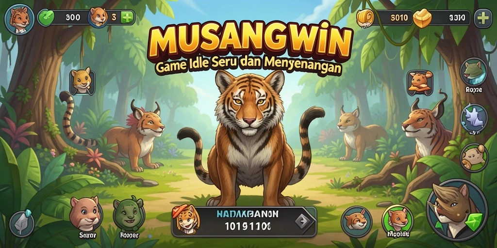 Tampilan gameplay MUSANGWIN yang menarik dan menyenangkan.