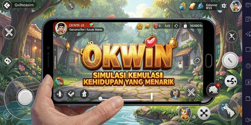 Gameplay menarik di OKWIN yang menampilkan simulasi kehidupan.