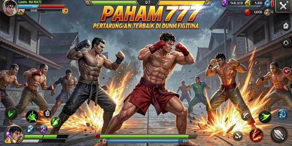 Gambaran aksi mendebarkan dalam permainan Fighting PAHAM777.