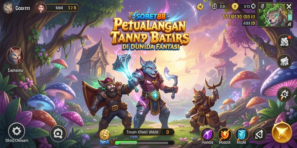 Screenshot gameplay SOBET88 menunjukkan petualangan seru dan aksi menegangkan.