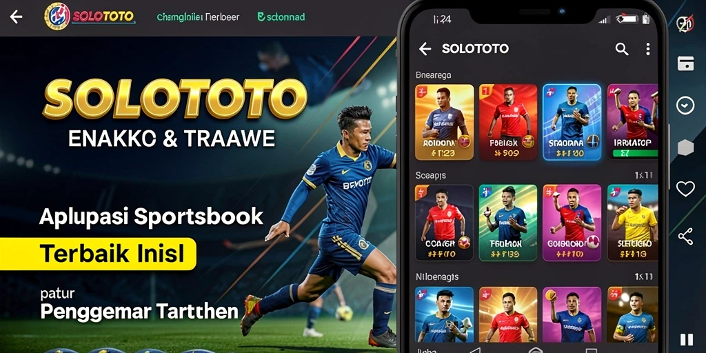 Tangkapan layar utama SOLOTOTO menunjukkan gameplay taruhan olahraga yang menarik.