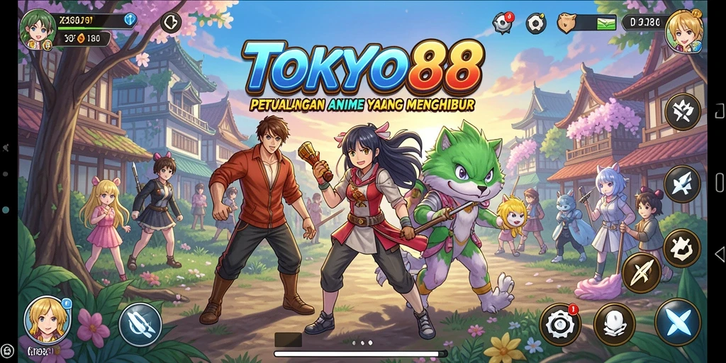 Gameplay seru dan karakter Anime yang menarik.