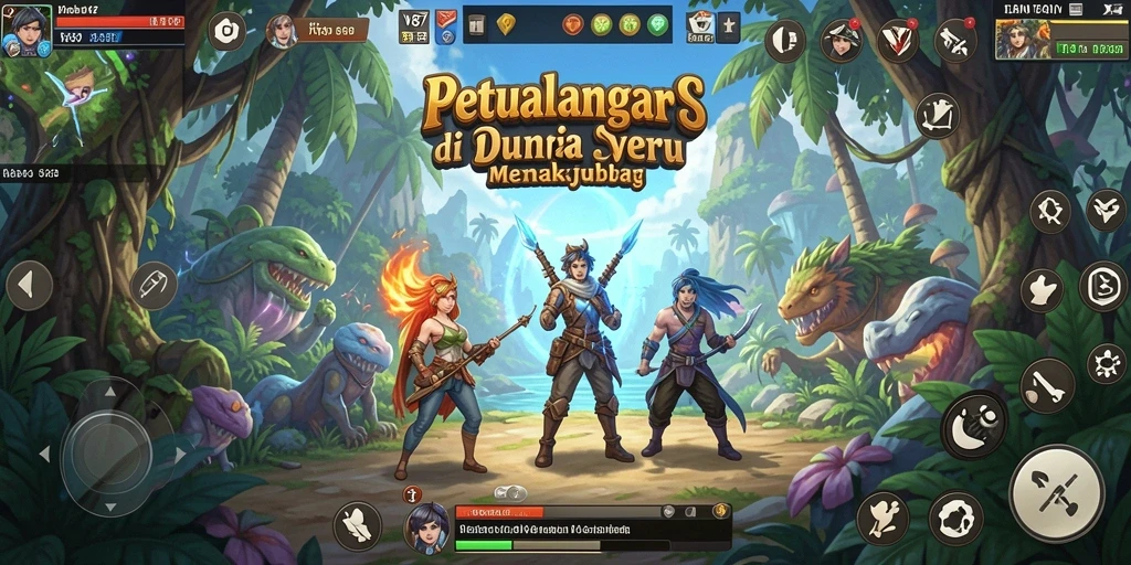 Screenshot V87 menampilkan aksi seru dalam petualangan yang menakjubkan.