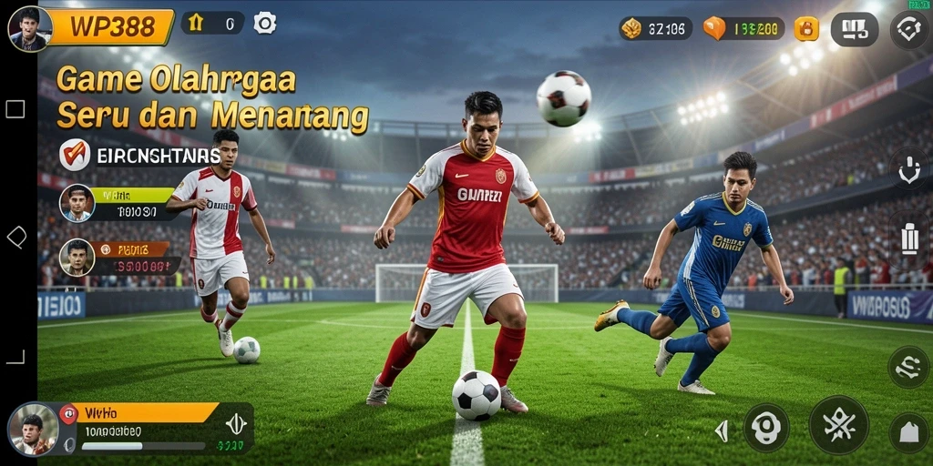Tampilan gameplay seru di WP888 yang mengajak Anda berkompetisi.